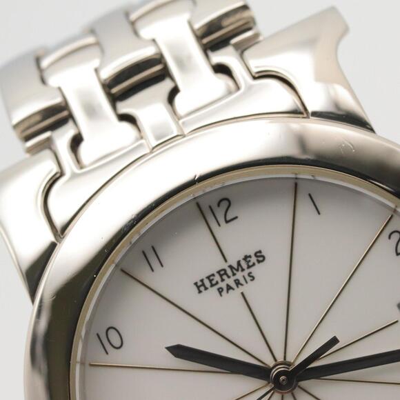 Hermes H-Watch Ronde Wristwatch, Stainless Steel, Women's, White (HR1.510) - Picture 10 of 15